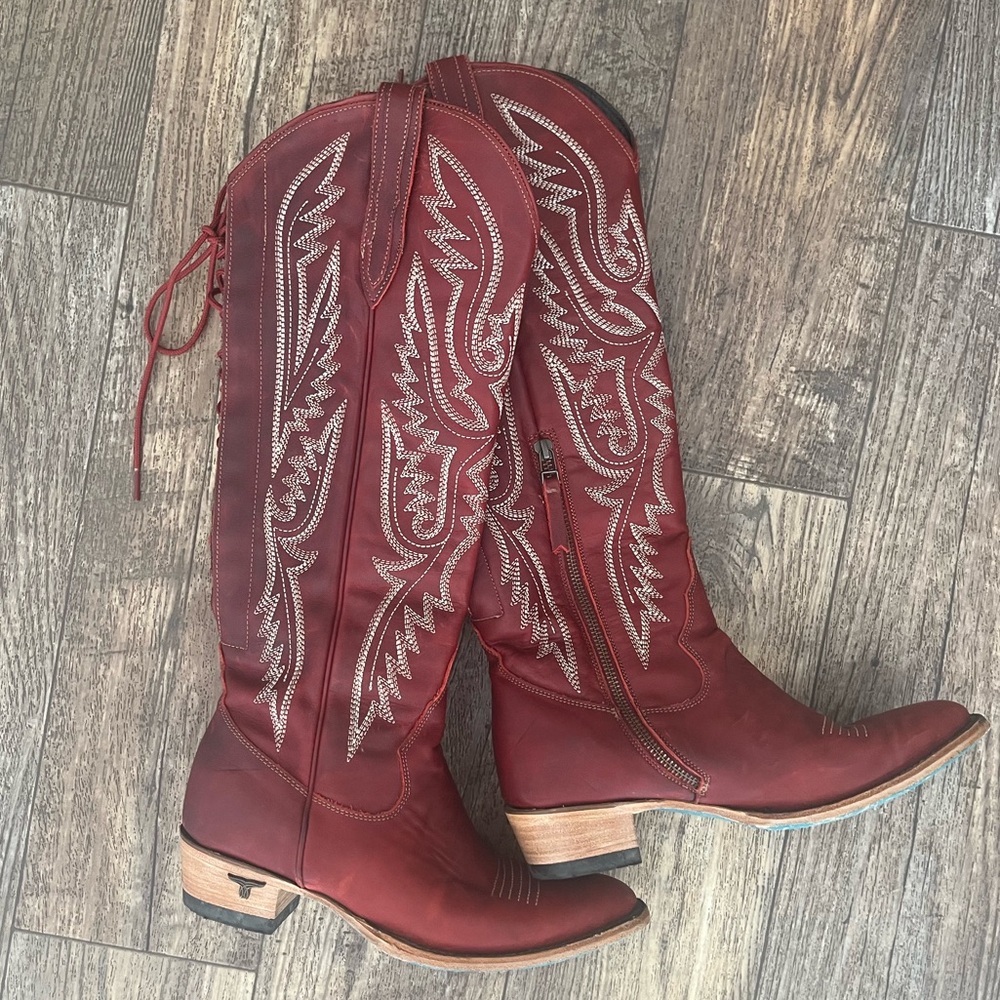 LANE MONICA COWBOY BOOTS SIZE 8